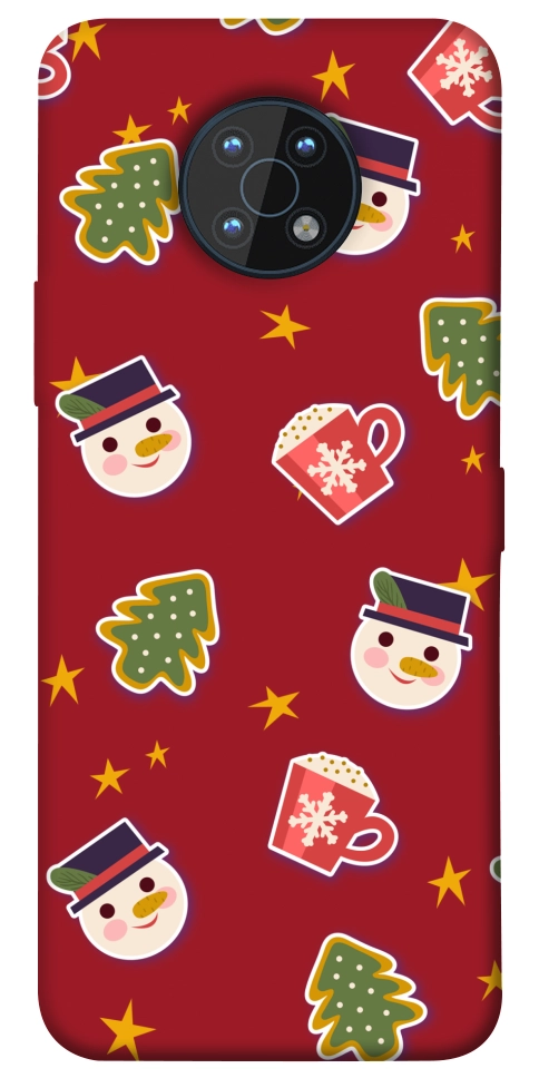 Чехол Christmas pattern для Nokia G50