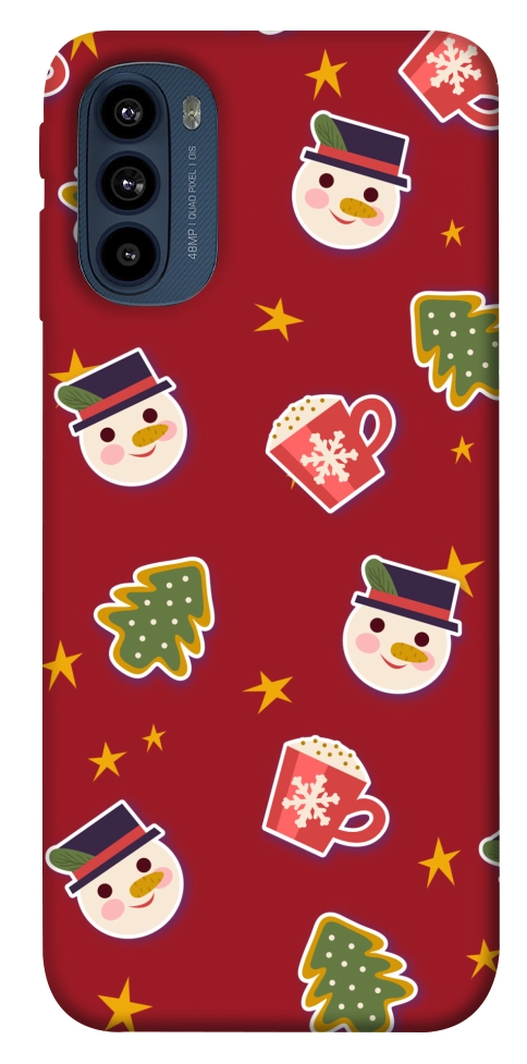 Чохол Christmas pattern для Motorola Moto G41