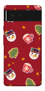 Чохол Christmas pattern для Google Pixel 6