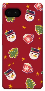 Чехол Christmas pattern для Google Pixel 7A