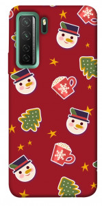 Чехол Christmas pattern для Huawei nova 7 SE