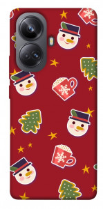 Чехол Christmas pattern для Realme 10 Pro+