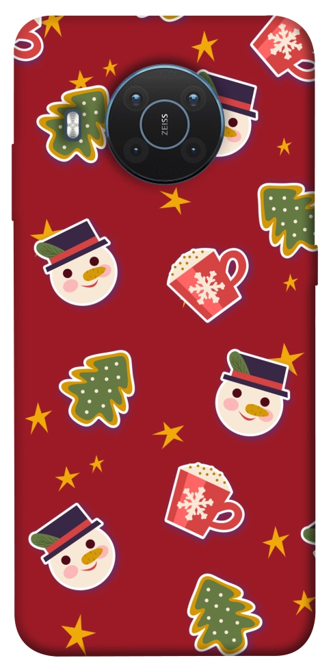 Чехол Christmas pattern для Nokia X20