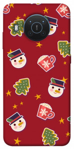 Чехол Christmas pattern для Nokia X20