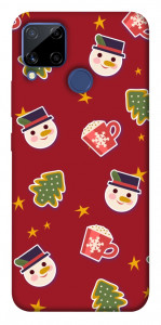 Чехол Christmas pattern для Realme C15