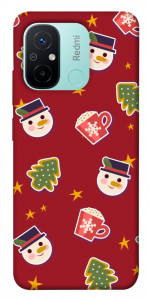 Чохол Christmas pattern для Xiaomi Redmi 12C