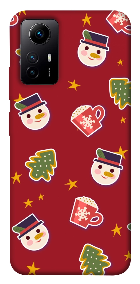 Чохол Christmas pattern для Xiaomi Redmi Note 12S