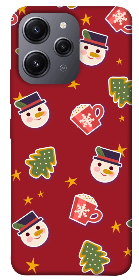 Чохол Christmas pattern для Xiaomi Redmi 12