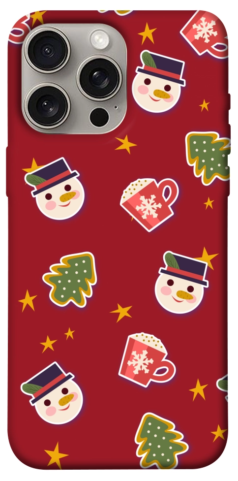 Чохол Christmas pattern для iPhone 15 Pro Max