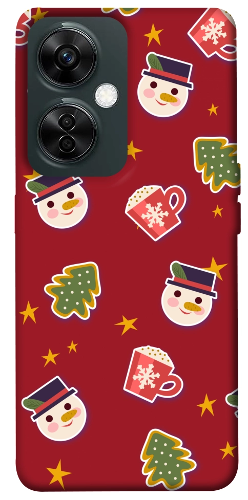 Чехол Christmas pattern для OnePlus Nord CE 3 Lite