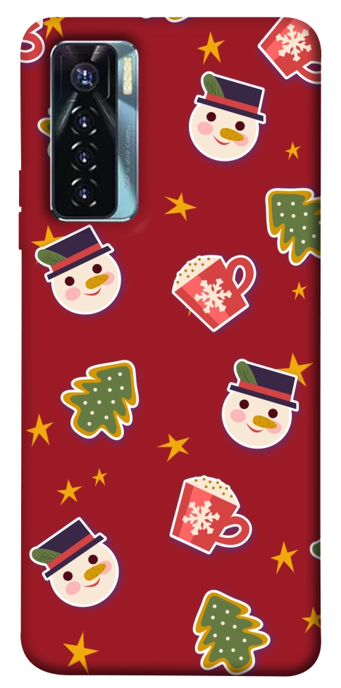 Чехол Christmas pattern для TECNO Camon 17 Pro