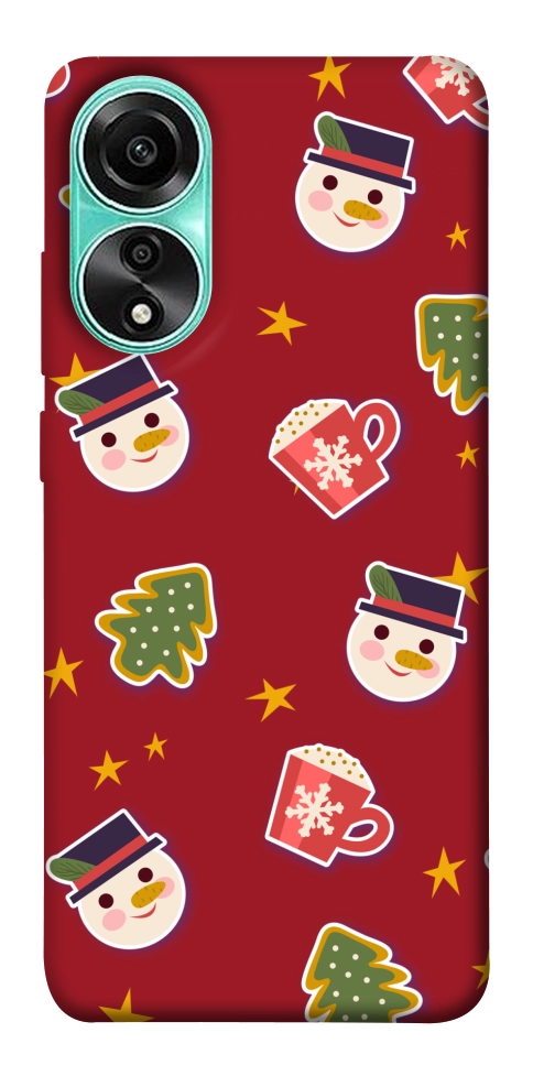 Чохол Christmas pattern для Oppo A78 4G