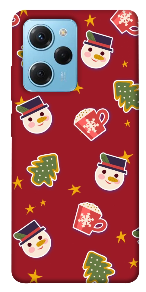 Чохол Christmas pattern для Xiaomi Poco X5 Pro 5G