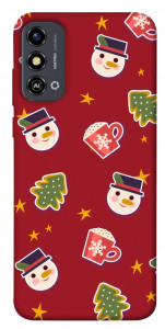 Чехол Christmas pattern для ZTE Blade A53