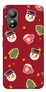 Чехол Christmas pattern для ZTE Blade L220