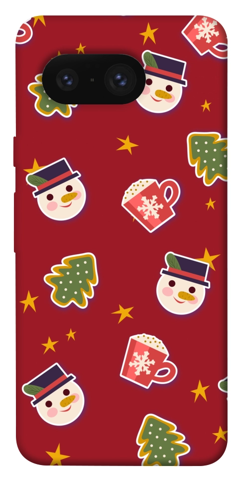 Чехол Christmas pattern для Google Pixel 8