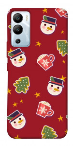 Чехол Christmas pattern для Infinix Hot 12i