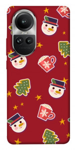 Чохол Christmas pattern для Oppo Reno 10