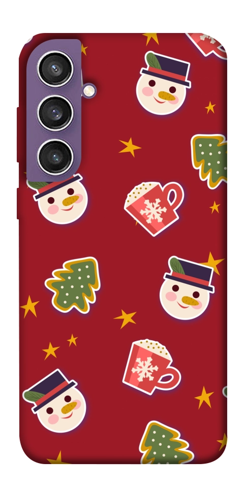 Чехол Christmas pattern для Galaxy S23 FE