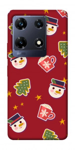 Чехол Christmas pattern для Infinix Note 30 Pro NFC