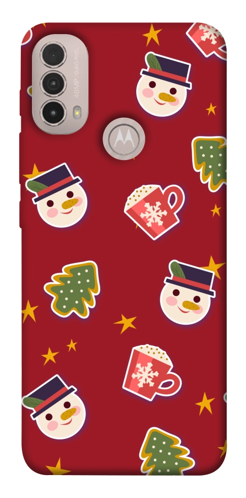 Чохол Christmas pattern для Motorola Moto E30