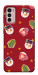 Чехол Christmas pattern для Motorola Moto G42