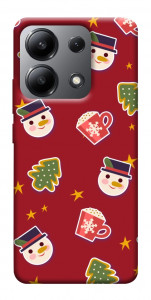 Чохол Christmas pattern для Xiaomi Redmi Note 13 4G