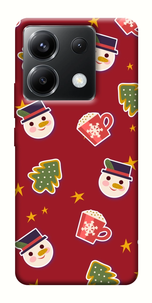 Чохол Christmas pattern для Xiaomi Poco X6