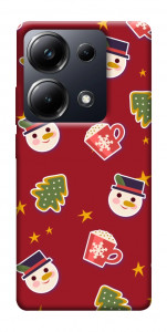 Чехол Christmas pattern для Xiaomi Poco M6