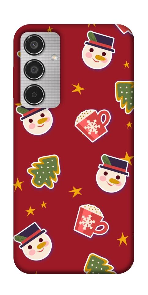 Чехол Christmas pattern для Galaxy M35 5G