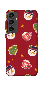 Чехол Christmas pattern для Galaxy S24 FE