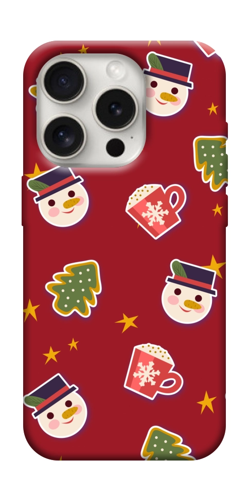 Чохол Christmas pattern для iPhone 16 Pro Max