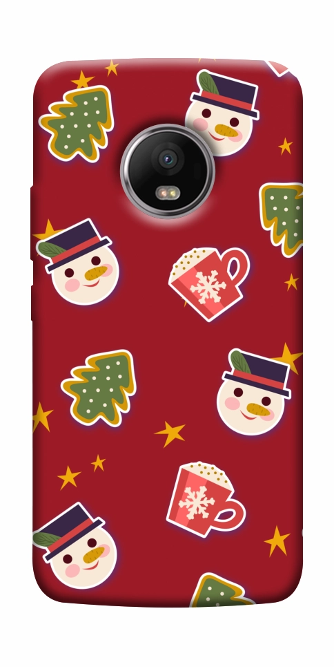 Чехол Christmas pattern для Motorola Moto G5S