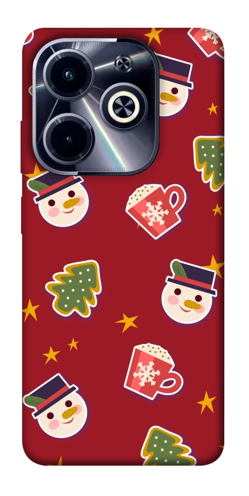 Чохол Christmas pattern для TECNO Spark 20