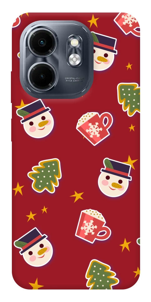 Чехол Christmas pattern для Infinix Smart 9 4G