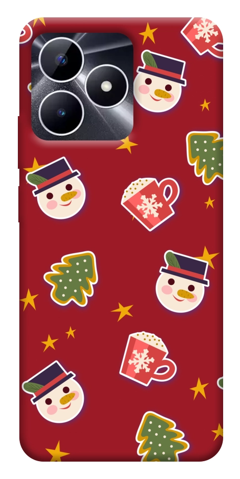 Чохол Christmas pattern для Realme Note 50 5G