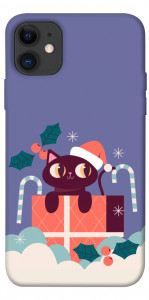 Чохол Christmas cat для iPhone 11