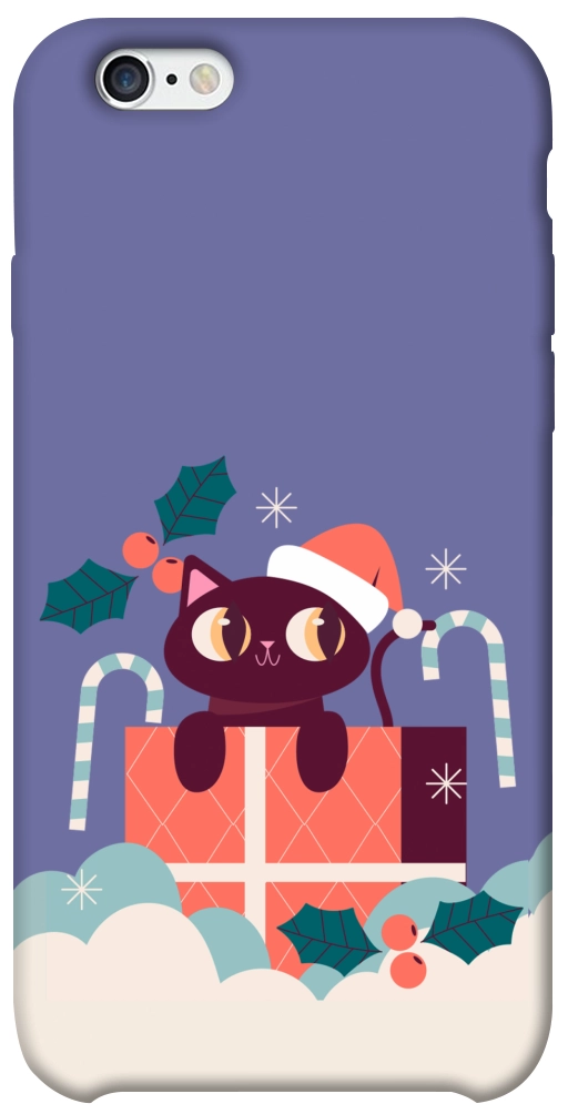 Чехол Christmas cat для iPhone 6