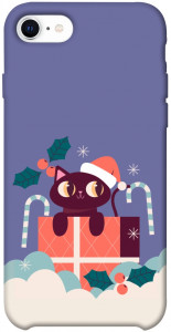 Чехол Christmas cat для iPhone SE (2020)