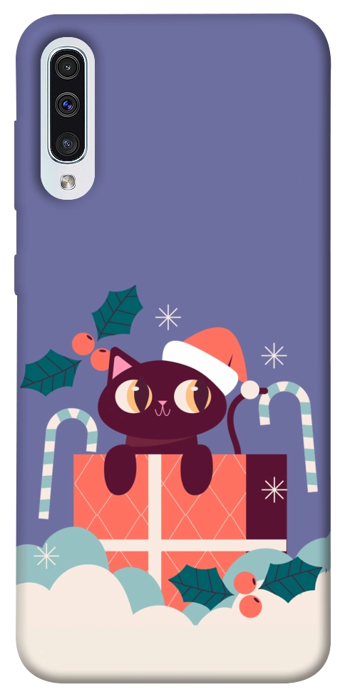 Чехол Christmas cat для Galaxy A50 (2019)