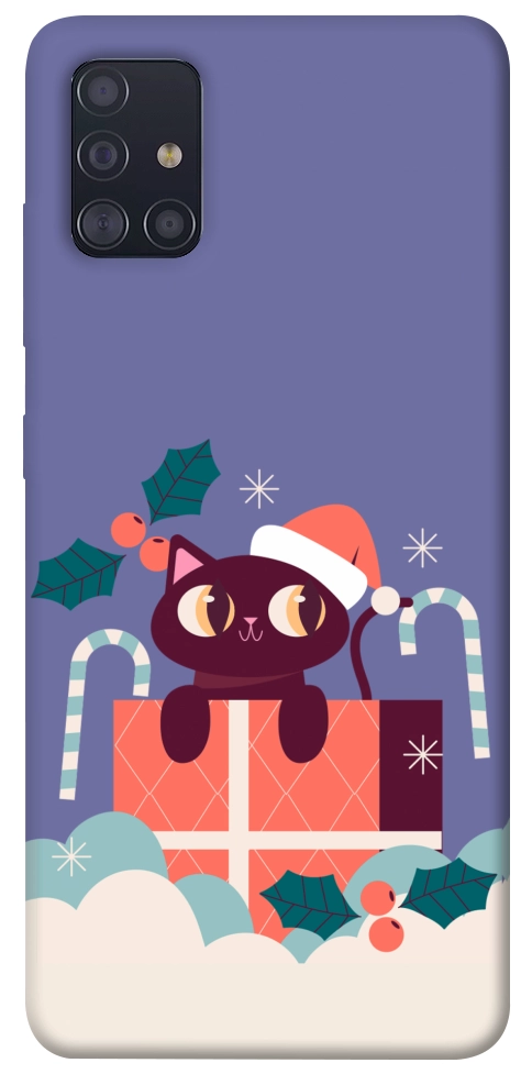 Чехол Christmas cat для Galaxy A51 (2020)