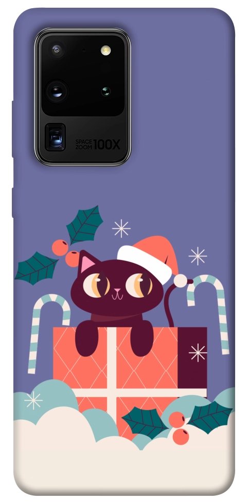 Чехол Christmas cat для Galaxy S20 Ultra (2020)