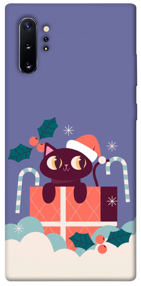 Чехол Christmas cat для Galaxy Note 10+ (2019)