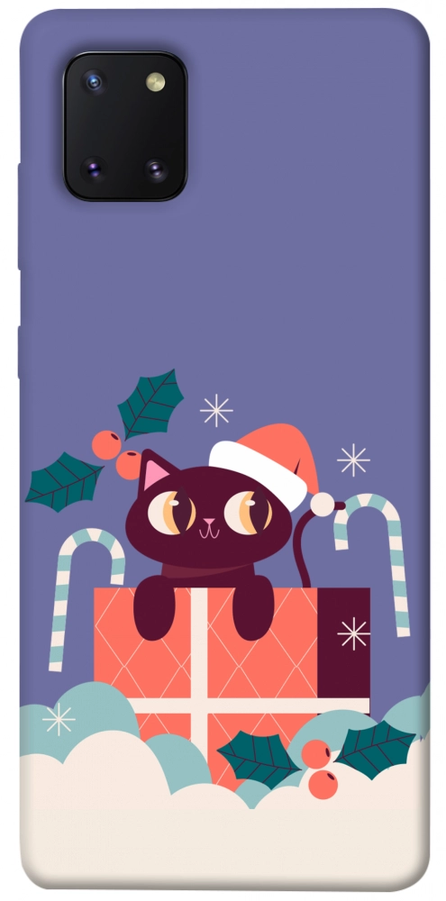 Чехол Christmas cat для Galaxy Note 10 Lite (2020)