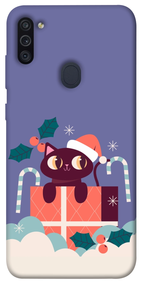 Чехол Christmas cat для Galaxy M11 (2020)