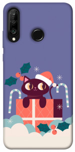 Чехол Christmas cat для Huawei P30 Lite