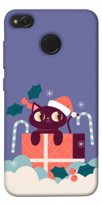 Чохол Christmas cat для Xiaomi Redmi 4X