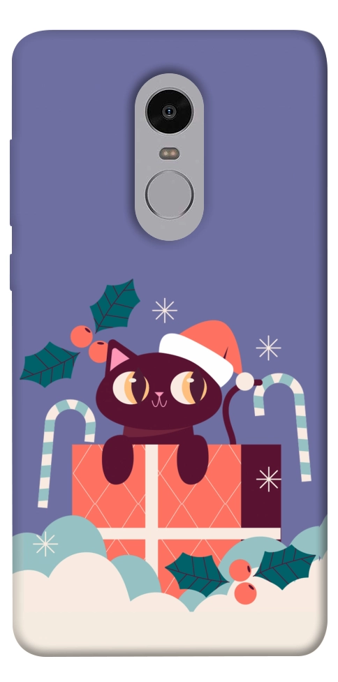 Чехол Christmas cat для Xiaomi Redmi Note 4X