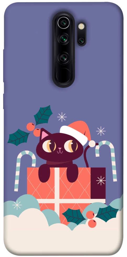 Чохол Christmas cat для Xiaomi Redmi Note 8 Pro