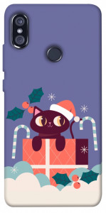 Чохол Christmas cat для Xiaomi Redmi Note 5 (Dual Camera)